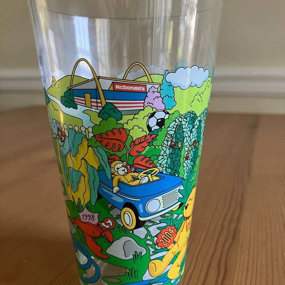 McDonald’s 2024 Collectors Edition Glasses TY Beanie Baby Cup 1998-2004